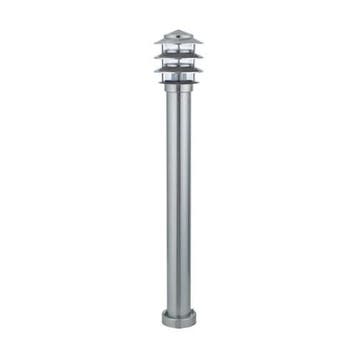 LED Tuinverlichting - Buitenlamp - Staand - RVS - E27 - Rond, Staande lamp, Nieuw, Ophalen of Verzenden, Rvs