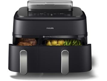 Philips 5000 Series NA551/00 - Dual Basket Airfryer -, Verzenden, Zo goed als nieuw