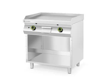 HENDI Bakplaat | Gas | Glad | Op Onderkast | Kitchen Line |, Zakelijke goederen, Horeca | Keukenapparatuur, Ophalen of Verzenden