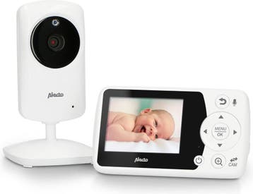 Alecto DVM-64 - Babyfoon met camera - Temperatuurweergave -, Verzenden, Zo goed als nieuw
