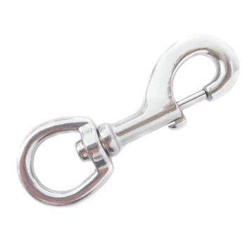 Musketonhaak - 43mm - Draaibaar - Zilver, Ophalen of Verzenden, Nieuw, Minder dan 50 mm, Overige typen