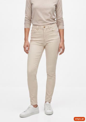 Zara Jeans Dames maat W24 Crème Vintage, Ophalen of Verzenden, Nieuw
