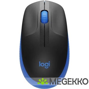 Logitech M190 Zwart/Blauw Draadloze Muis, Verzenden, Nieuw, Logitech