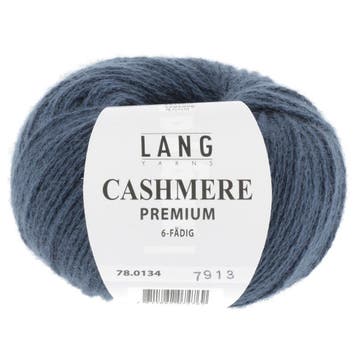 LANG Yarns Cashmere Premium - 134 Marine Gemêleerd - Puur, Ophalen of Verzenden, Nieuw
