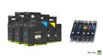 Geschikt Canon PGI-5BK en cli-8 serie inkt  MET CHIP, Nieuw, Cartridge, Inktmedia