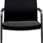 Euroseats vergaderstoel Helsinki, zwart - chroom ES DS Nieuw, Huis en Inrichting, Stoelen, Zwart, Nieuw, Ophalen of Verzenden