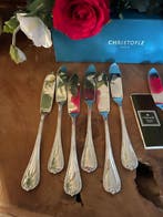 Christofle - Tafelmessenset - 6 vismessen met lintmodel -