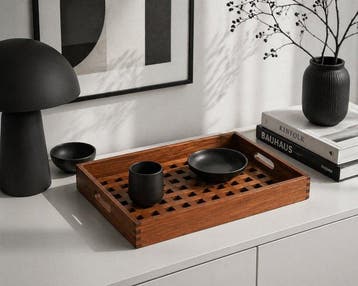Trip Trap - Dienblad - Teak