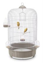 Imac vogelkooi luna taupe / wit (Vogelkooien, Vogels), Verzenden, Nieuw, Overige materialen, Vogelkooi