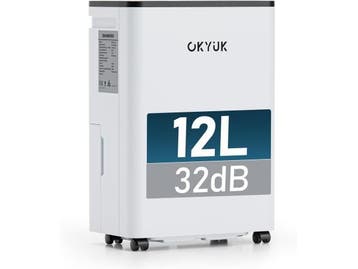 Veiling - OKYUK Elektrische luchtontvochtiger - 12L - 60 m², Nieuw
