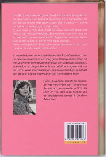 Warm beton 9789020411188 Roos Ouwehand, Verzenden, Zo goed als nieuw, Roos Ouwehand