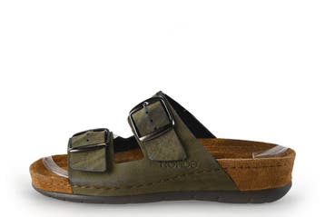 Rohde Slippers in maat 38 Groen, Kleding | Dames, Slippers, Verzenden, Rohde, Gedragen