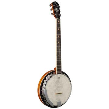 SX BJ566 6-Snarige Gitaarbanjo 11 Inch Aluminium Rim met, Ophalen of Verzenden, Nieuw