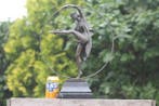 godard - sculptuur, bronzen sculptuur georgian danseres in