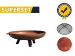 Gofire SUPERSET Lev vuurschaal cortenstaal 100 cm, Verzenden, Nieuw