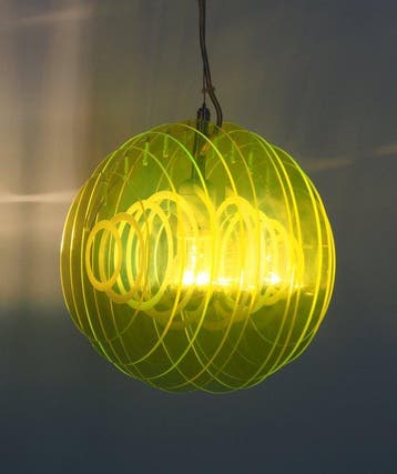 Plafondlamp - acryl - Massieve Ruimtevaarttijdperk