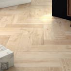 Brede visgraat houtlook tegel, 20x80 vanaf € 34,50 m², 60 cm of meer, Keramiek, Nieuw, Ophalen of Verzenden