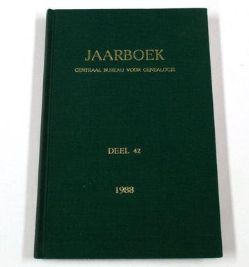 42 Jaarboek centraal bureau voor genealogie, Verzenden, Gelezen
