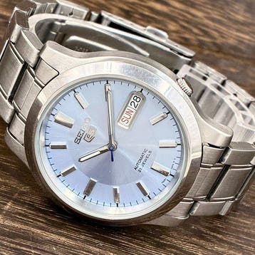 Seiko - SEIKO 5 ICE BLUE DIAL - Zonder minimumprijs -