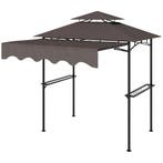 Grillpaviljoen 242x149x248 Cm Waterafstotend Vlamvertragend, Verzenden