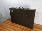 Krat - Grote militaire kist - Hout, Leder, Metaal