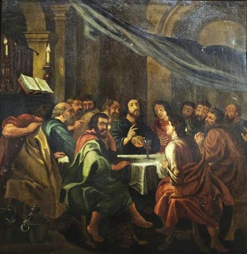 Hispano-Flemish School (XVII) - The Last Supper - (The