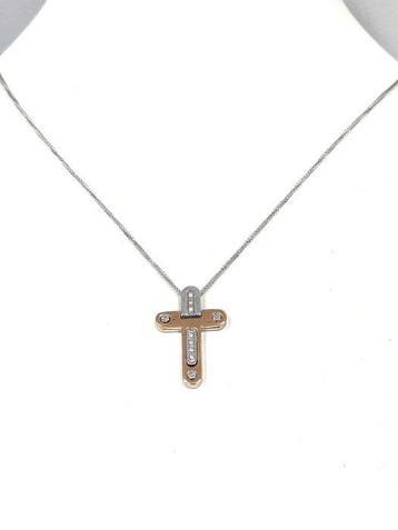 Zancan - Ketting met hanger - 18 karaat Witgoud, Roségoud -