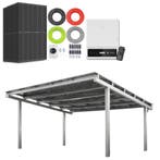 Solar Carport 6.6 kW 15x 440Wp 1-Fase Zilver, Ophalen of Verzenden, Nieuw