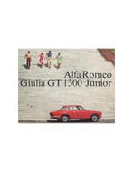 1967 ALFA ROMEO GIULIA GT 1300 JUNIOR BROCHURE FRANS, Boeken, Nieuw, Alfa Romeo, Author