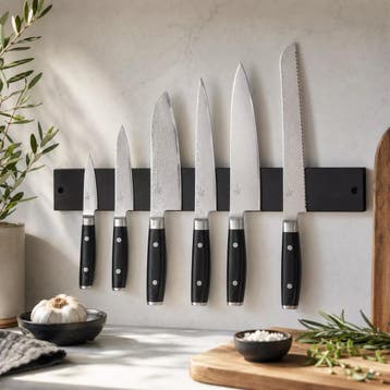 Yaxell Ran Messenset – 7-delig – Magnetische Zwarte Mess, Ophalen of Verzenden, Nieuw, Hout