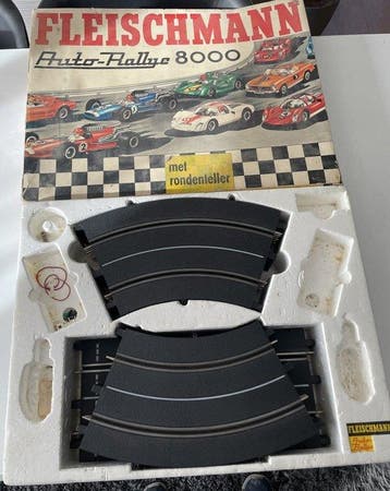 Fleischmann - Slotcar Fleischmann slotcar baanstukken en, Nieuw