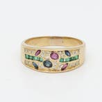 Ring - 18 karaat Geel goud Diamant (Natuurlijk) -, Nieuw