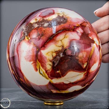 Zeldzame natuurlijke topkwaliteit mookaïet Sphere- 2794.56 g