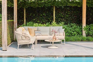 SUNS Tosca loungeset camel sand (ZONDER TAFEL)  SALE |, Ophalen of Verzenden, Nieuw