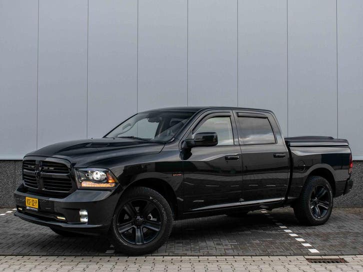 Dodge Ram 1500  | Financial Lease voor 472 p/mnd, Auto's, Dodge, Onderhoudsboekje, Lease, Zwart, Automaat, Overige carrosserieën