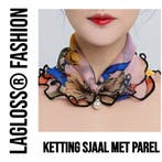 Dames Ketting Sjaaltje met Parel*, Kleding | Dames, LaGloss, Verzenden, Nieuw, Sjaal