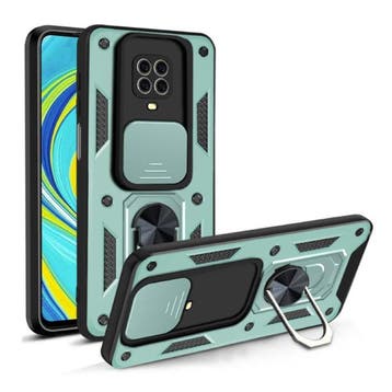 Xiaomi Redmi Note 10 (5G) - Armor Hoesje met Kickstand en, Verzenden, Nieuw