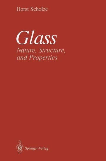 9781461390718 Glass Horst Scholze, Verzenden, Nieuw, Horst Scholze