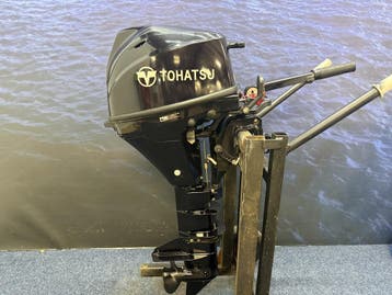 Tohatsu 6 / 8pk | Buitenboordmotor | Langstaart | Nieuwstaat, 5 tot 10 pk, Viertaktmotor, Ophalen of Verzenden, Zo goed als nieuw