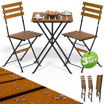 Tuinset 3-delig Acaciahout FSC®-gecertificeerd (Tuinsets), Verzenden, Nieuw