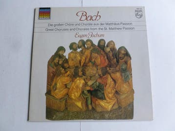 Bach - Die grossen Chöre aus der Matthäus Passion / Eugen Jo, Cd's en Dvd's, Vinyl | Klassiek, Ophalen of Verzenden, Zo goed als nieuw