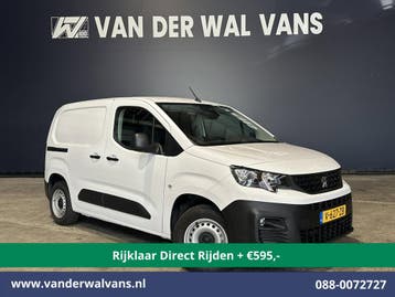 Peugeot Partner L1 H1 | Lease vanaf 267,- p/mnd, Auto's, Peugeot, Gebruikt, Euro 6, Wit, Dealer onderhouden