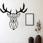 Stalen hertenkop wanddecoratie, Verzenden, Nieuw