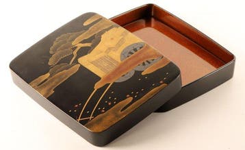 Inkstone Box/Suzuribako - Doos - Fijn houten