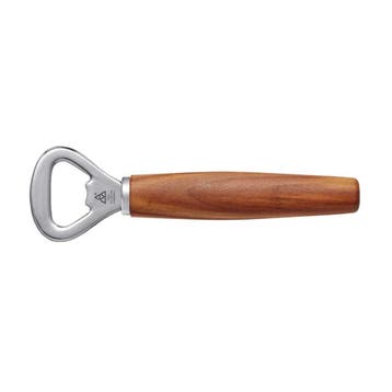 Triangle Sense Flesopener – 15 cm – RVS met Pruimenhoute, Huis en Inrichting, Ophalen of Verzenden, Nieuw