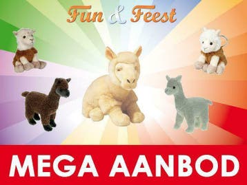 Lama knuffels -Mega aanbod pluche lama knuffels, Ophalen of Verzenden, Nieuw, Overige typen