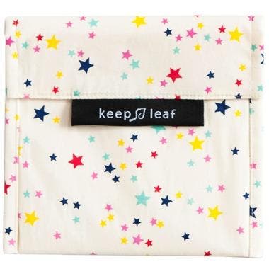 Keep Leaf Baggie Large lunchzakje Stars - Herbruikbaar b..., Huis en Inrichting, Keuken | Servies