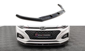 Voorspoiler V.1 Hyundai I20 FL 2018 - 2020 Maxton Glans, Ophalen of Verzenden, Nieuw
