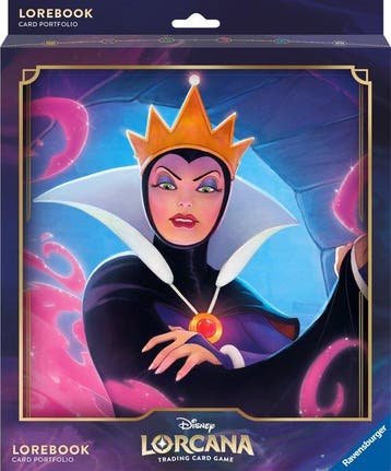 Disney Lorcana TCG - Evil Queen Lorebook Card Portfolio, Verzenden, Nieuw