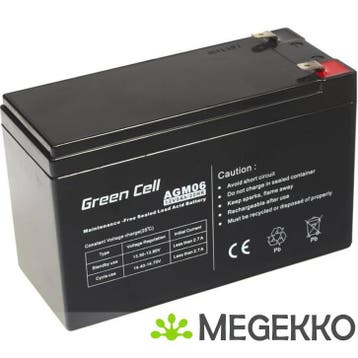 Green Cell AGM06 UPS-accu Sealed Lead Acid (VRLA) 12 V 9 Ah, Verzenden, Nieuw